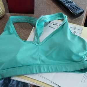 Victoria's Secret Green Racerback Sports Bra